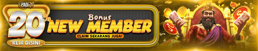 Bonus New Member Slot 20%
